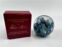 Dynasty Gallery Heirloom Glass Paperweight 3.5"
