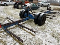 Homemade round bale mover