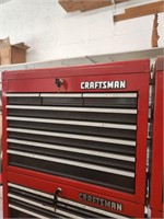 CRAFTSMAN CHEST TOOL BOX  8 DRAW W/ HINDGED TOP