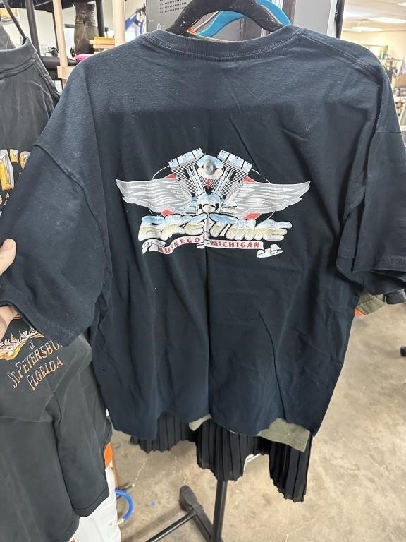 HARLEY DAVIDSON MOTORCYCLE SHIRT MUSKEGON MI