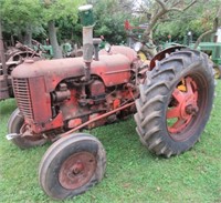 Case DC wide front gas tractor.