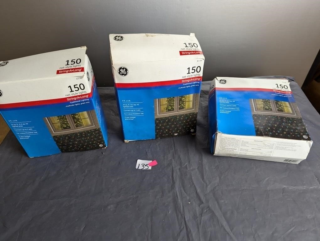3 Boxes Net Style Lights- 150 Ct