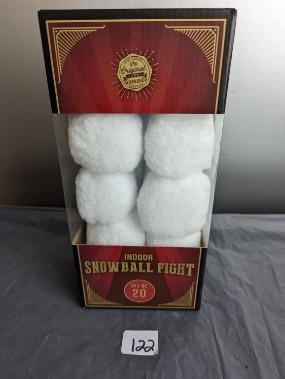 Box of Indoor Snowball Fight - Set of 20 Balls