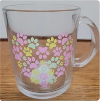 Paw PrintTea Mug 16.9oz