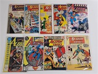 9) VARIOUS DC ACTION COMIC BOOKS SUPERMAN