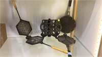 CAST IRON WAFFLE IRONS & COOKIE MOLD