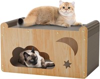 Large Cat House/Bed w/Scratching Post