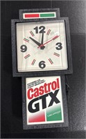 Castrol GTX Advertising Wall Clock.