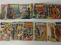 34 Comics - Bomba, Naza, Jungle Action, Jungle