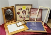 Assorted picture frames