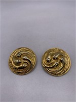 EDOUARD RAMBAUD PARIS CLIP ON EARRINGS-NOTE