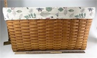 Longaberger Hope chest with Liner and Protector