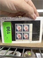 #1042 SUPERB MINT NH PLATE BLOCK 1954 LIBERTY