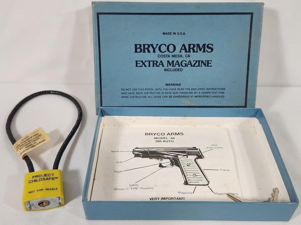 Bryco Arms Model '48 Box and Paperwork