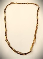 GORGEOUS SIGNED 14KT ITALY GOLD NECKLACE
