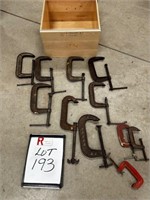 (11) Assorted C Clamps