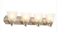 Hampton Bay Tavish 30 in. 4-Light Brushed Nickel