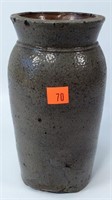 Stoneware Canning Crock - 8"T x 4.5" dia