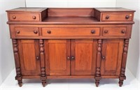 Walnut Country Empire Side Board, gallery with