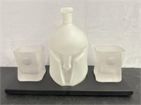 Whiskey decanter set (excellent condition as