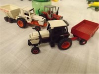 (5) Case/Massey Furguson ERTL Tractors & Trailers