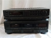 Fisher AM/FM Stereo Receiver, Double Cassette Deck