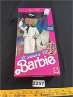 NIB Navy Barbie