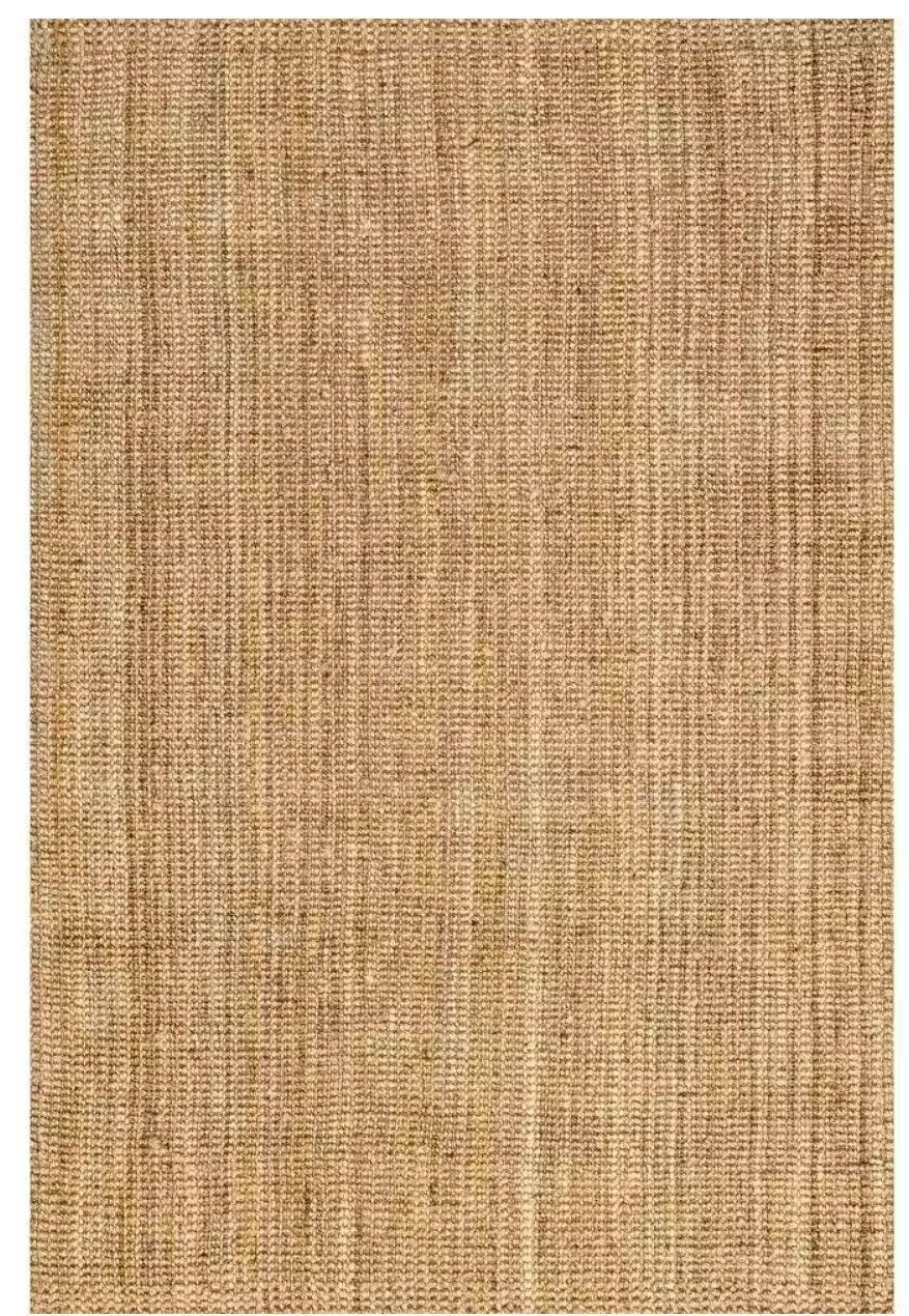 nuLOOM Ashli Solid Farmhouse Jute Area Rug, 9x12