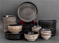 Herbert Sargent Art Pottery Dinnerware, 50 Pieces