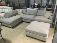 Cloth Sectional ( Moderately Used)