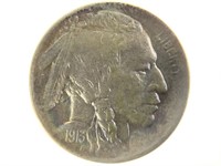 1913-D Buffalo Nickel Type 1