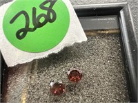 .72 tcw Round Garnet Genuine Stone