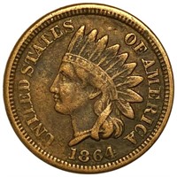 1864 "With L" Indian Head Penny LIGHTLY CIRCULATED