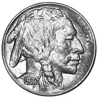 1937-D Buffalo Head Nickel LIGHTLY CIRCULATED