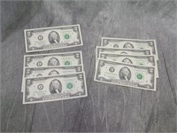 groups of Consecutive SN $2 bills + extra