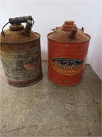 Vintage Delphos Metal Gas Cans
