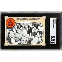 1968 Topps World Series Card Sgc 8.5