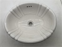 ProFlo Decorative Oval Countertop Lavatory 17-1/2"