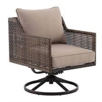 Sonoma Benton Wicker Swivel Chair