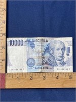 Italy paper bill money