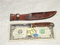 Vintage Fixed Blade Knife & Sheath