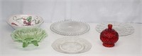 VINTAGE FENTON & OTHER GLASSWARE