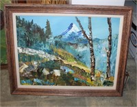 MOUNT LANDSCAPE PAINTING