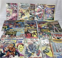 20 Spider-Man Comics 1970s-1980s
