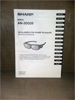 Manual; Sharp 3D Glasses