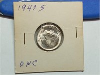 OF) BU 1947 S Silver Roosevelt dime