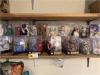 Lg. Beanie Baby Collection with Plastic Cases