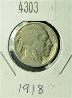 1918 Buffalo Nickel G4 Condition