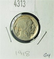 1918 Buffalo Nickel G4 Condition