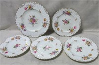 Royal Crown Derby “Posies” 5 plates [1 large+4